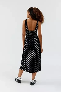 Lydia Polka Dot Midi Dress