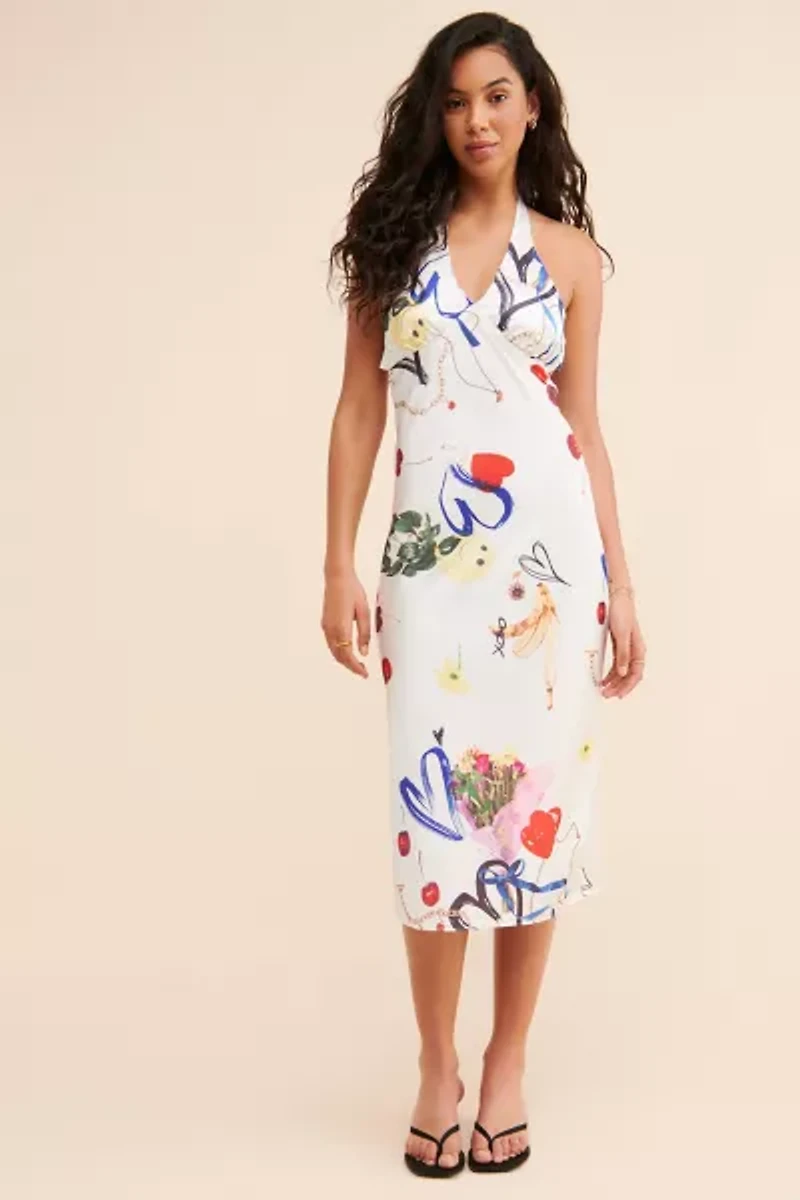 Everleigh Halter Midi Dress
