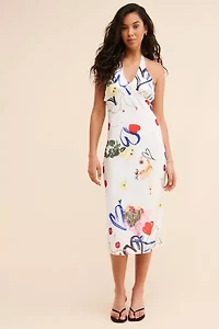 Everleigh Halter Midi Dress