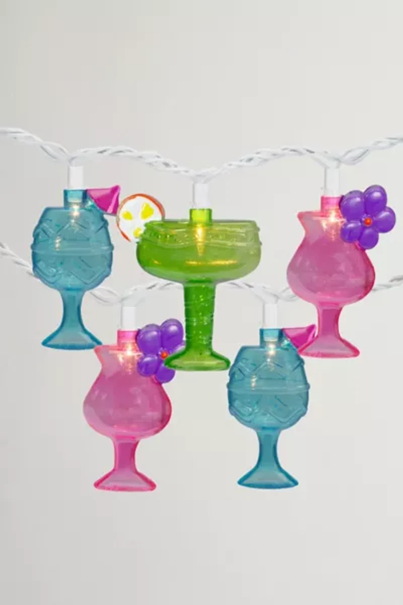 Cocktail Glasses 7ft String Lights