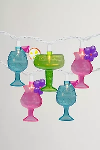 Cocktail Glasses 7ft String Lights