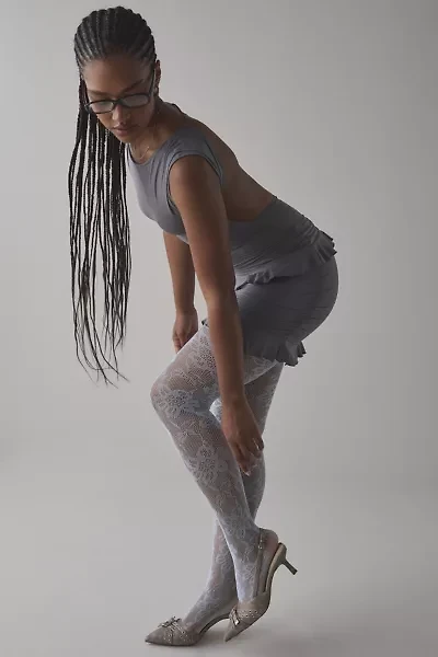 Ella Sheer Lace Tights