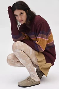 Rose Lace Sheer Tights
