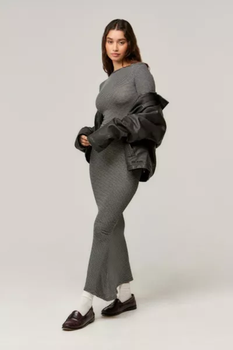 BDG Aubrette Long Sleeve Maxi Dress