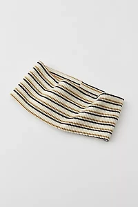 Textured Striped Wide Headwrap Headband