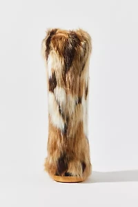 Azalea Wang Fennec Faux Fur Knee-High Boot