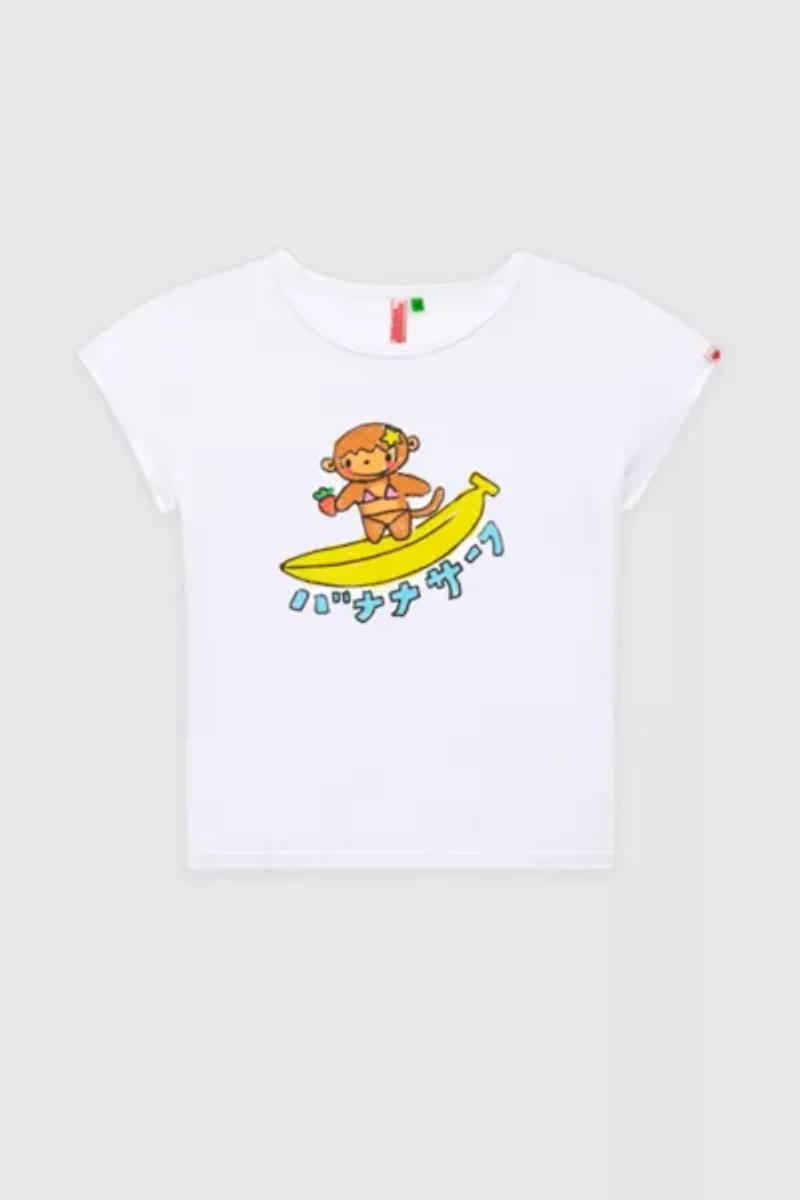 Strawberry Western Banana Surf Baby Tee