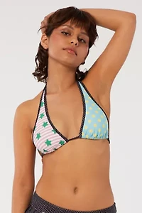 Strawberry Western Yumi Halter Bikini Top
