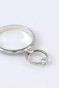 Soft Blonde Pierced Ring
