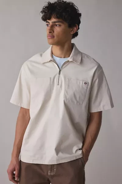 Dickies Ranch Quarter Zip Short Sleeve Shirt
