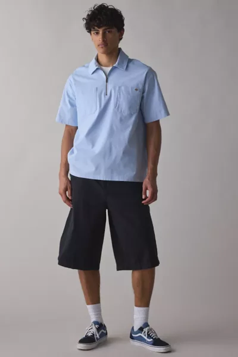 Dickies Ranch Quarter Zip Short Sleeve Shirt