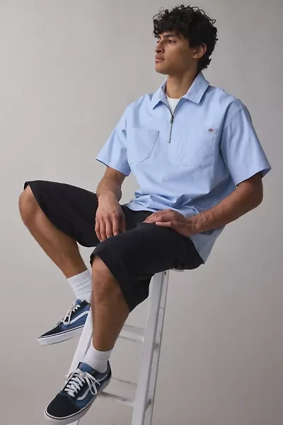 Dickies Ranch Quarter Zip Short Sleeve Shirt