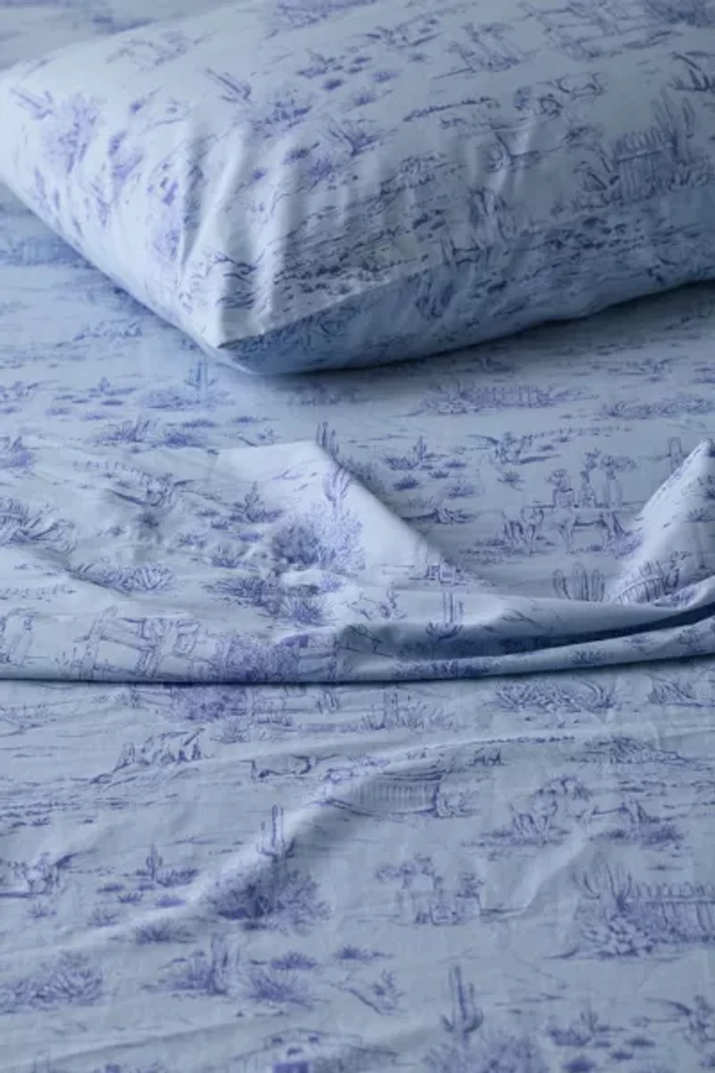 Western Toile Sheet Set