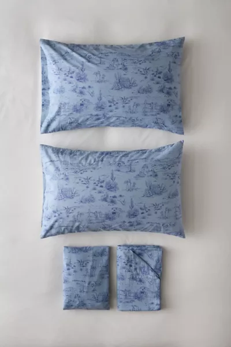 Western Toile Sheet Set