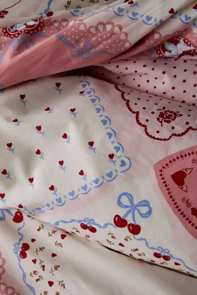Galentine’s Pattern Core Duvet Cover Set