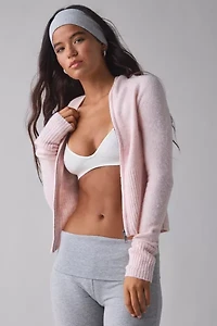 BDG Monet Knit Full-Zip Hoodie Sweater