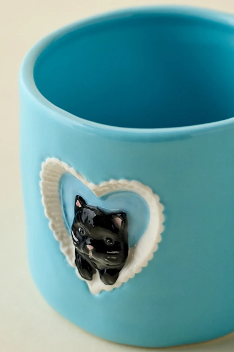 Kitty Cat Ceramic Peekaboo Mug