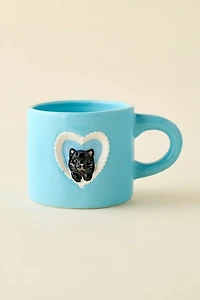 Kitty Cat Ceramic Peekaboo Mug