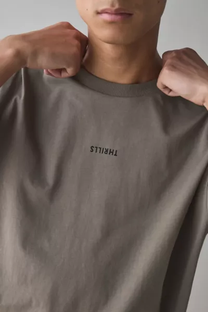 THRILLS Minimal Thrills Logo Graphic Oversized Tee