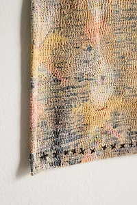 ReMADE By UO Remnants Embroidered Kantha Tapestry