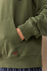 BDG Script Applique Hoodie Sweatshirt
