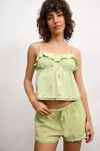 Out From Under Sage Floral Cami