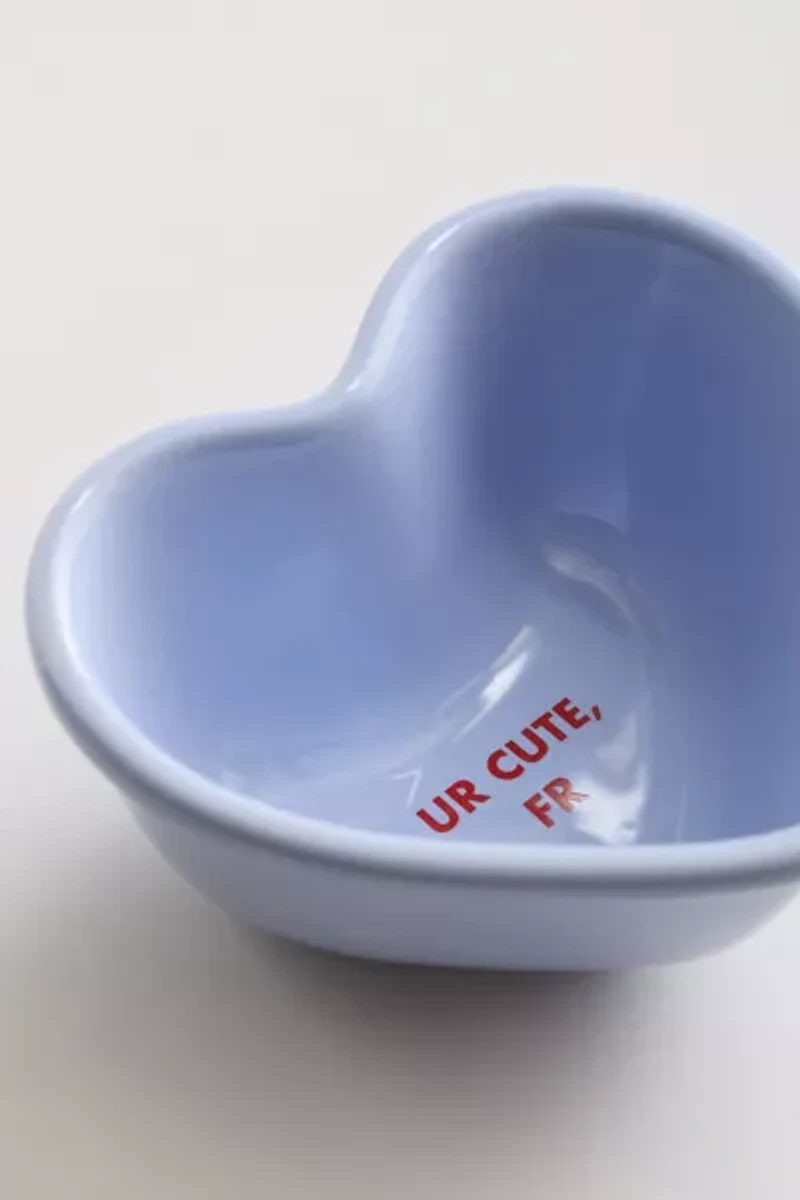 Conversation Heart Snack Bowl