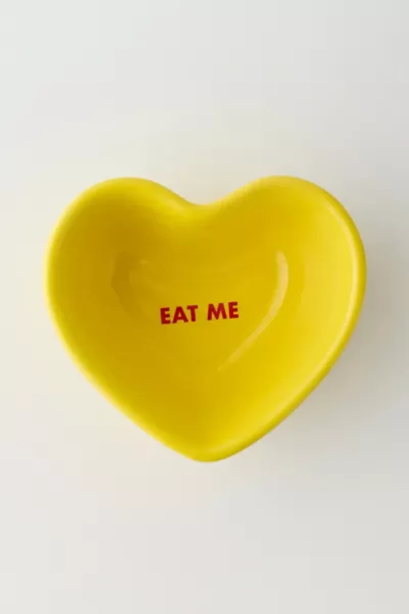Conversation Heart Snack Bowl