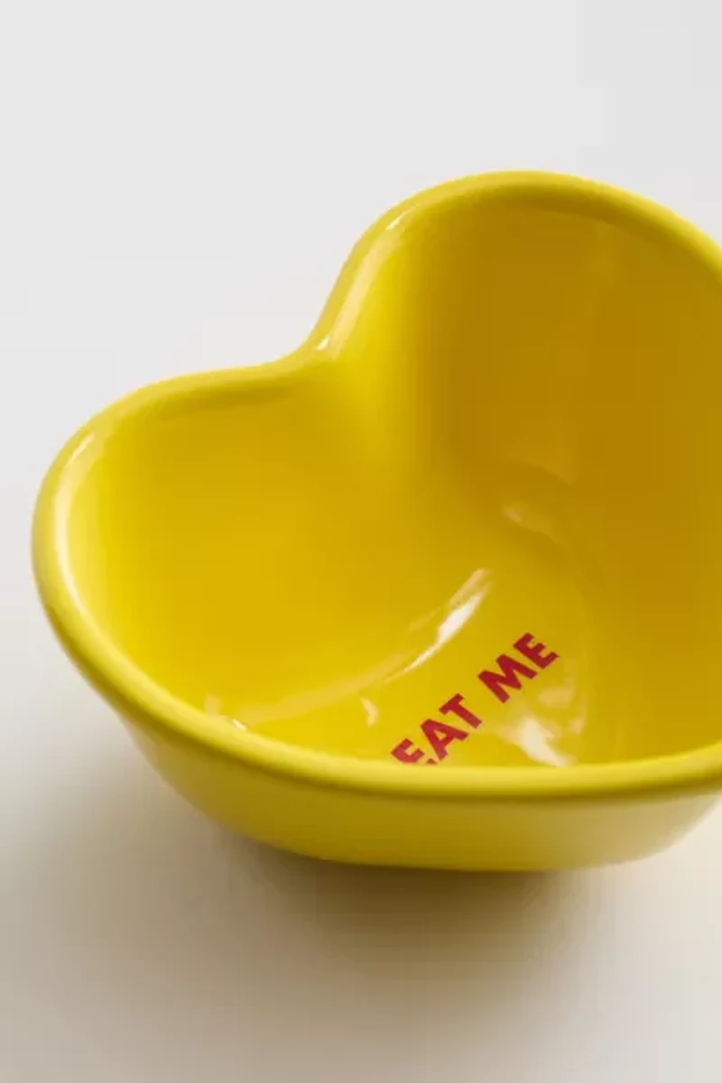 Conversation Heart Snack Bowl