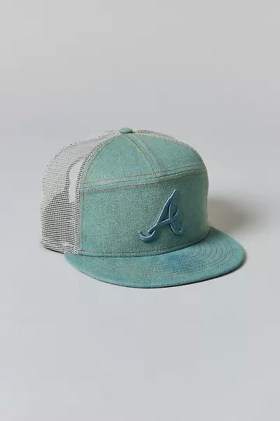 New Era 9FIFTY SP MLB Atlanta Braves Denim Trucker Hat