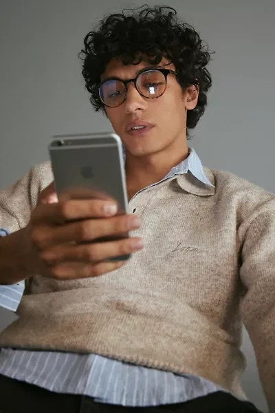 Monitor Round Blue Light Glasses