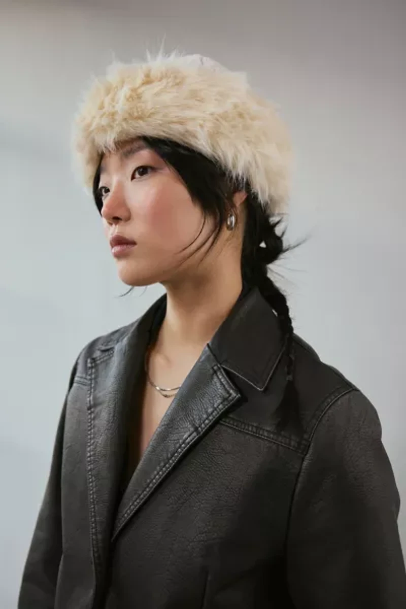 Faux Fur Cuff Fleece Hat