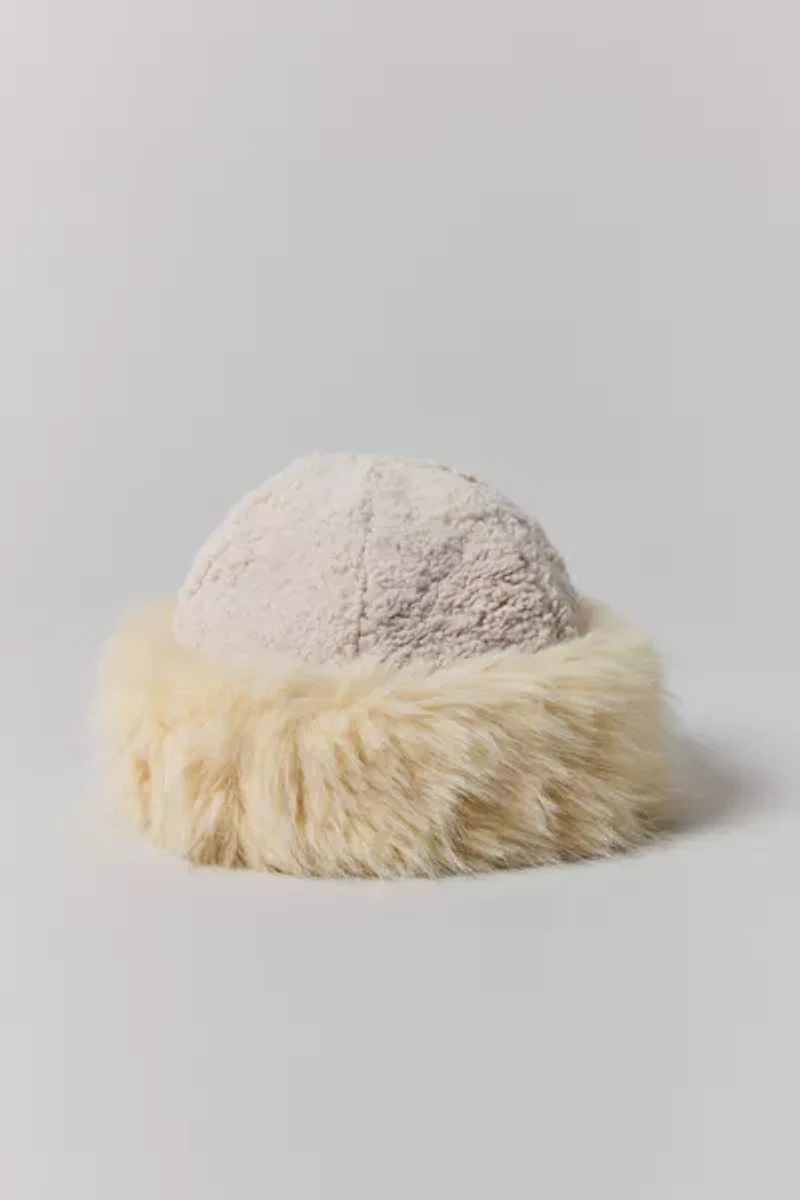Faux Fur Cuff Fleece Hat