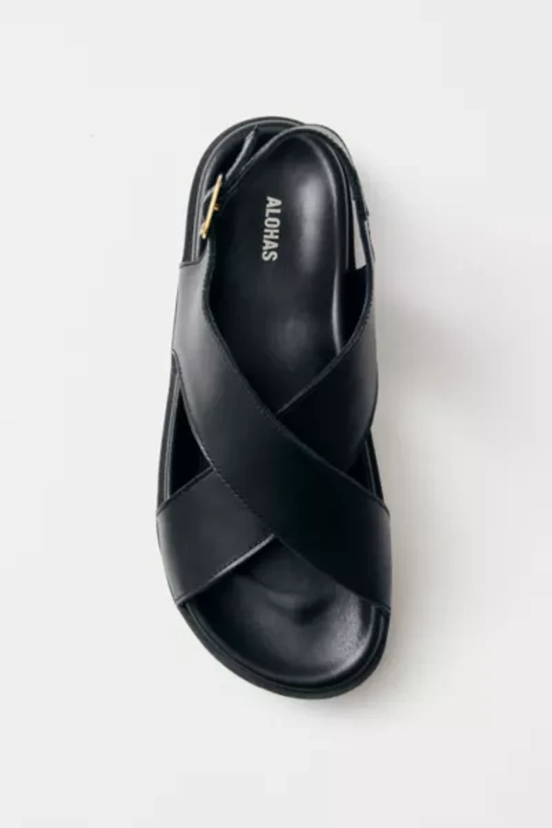 ALOHAS Nico Leather Slingback Sandal
