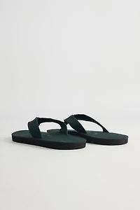 Rainbow Men's Leather Single Layer Flip Flop Sandal