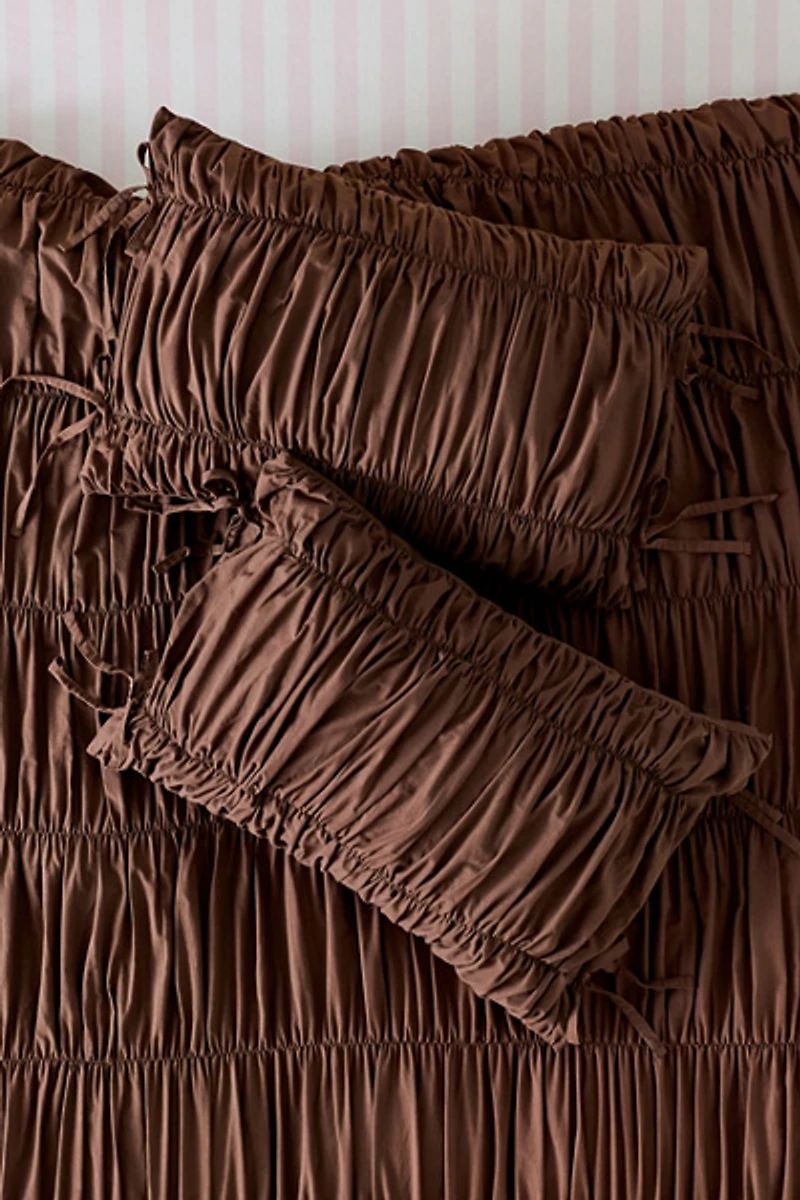 Melody Ruched Core Sham Set