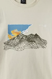 Oakley Wired Mountain Scape Graphic Long Sleeve Tee