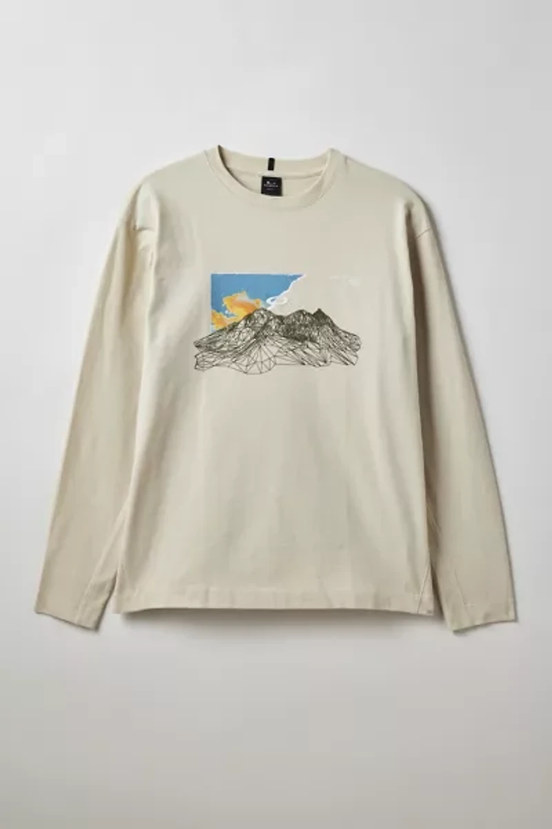Oakley Wired Mountain Scape Graphic Long Sleeve Tee