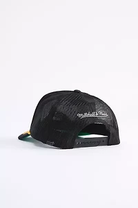 Mitchell & Ness Georgetown Hoyas Golf Leaf Trucker Hat