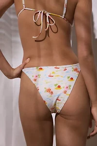 Solid & Striped Iris Vintage Map Bikini Bottom