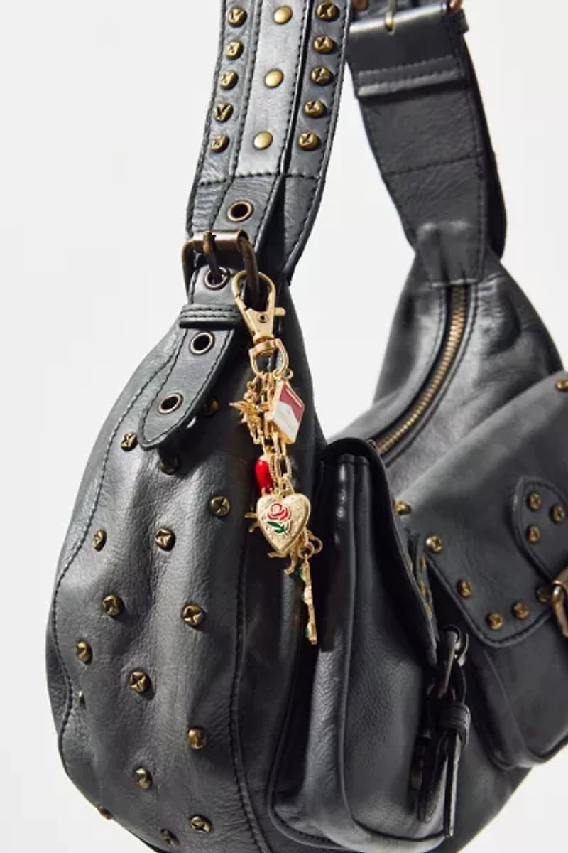 Alegra Enameled Charm Keychain