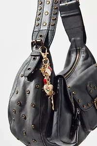 Alegra Enameled Charm Keychain