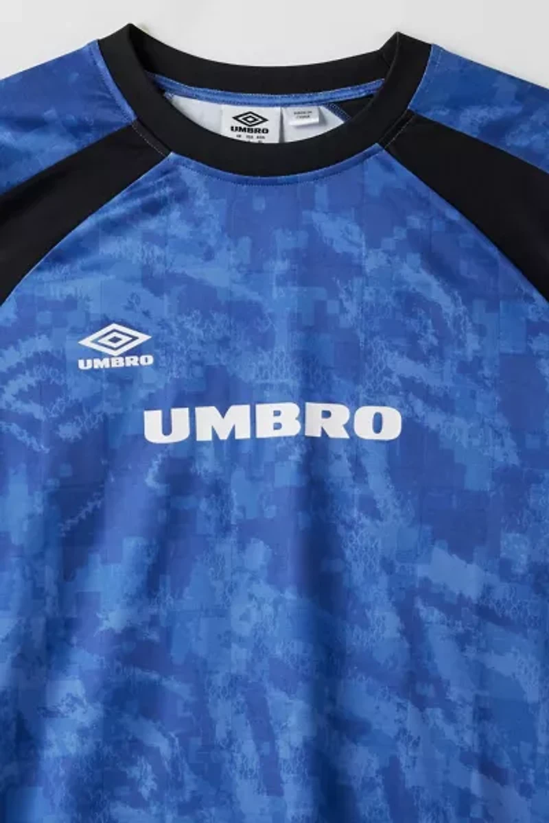 Umbro Printed Long Sleeve Jersey Tee