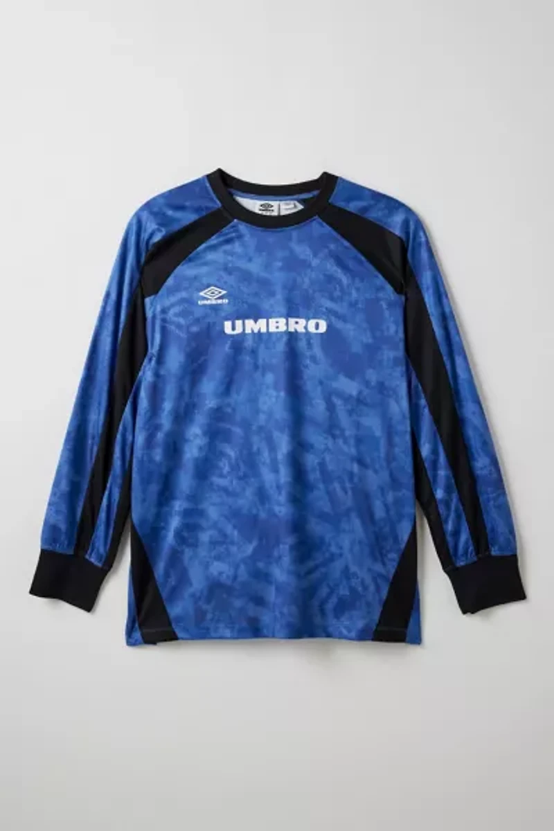 Umbro Printed Long Sleeve Jersey Tee