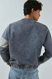 Umbro Washed Diamond Drill Crew Neck Sweatshirt