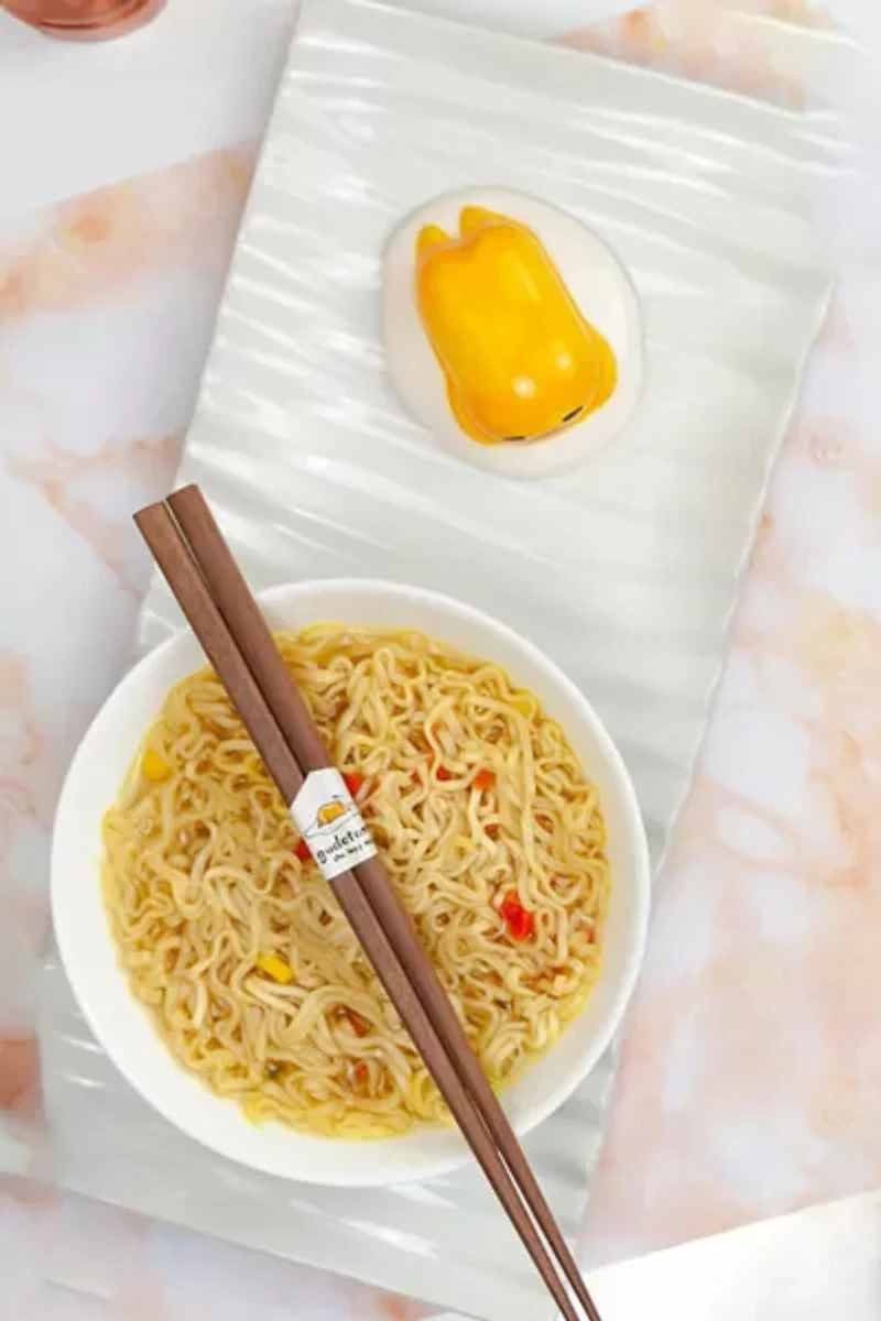 Gudetama The Lazy Egg Ceramic Chopstick Holder Set