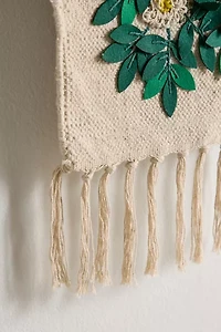 Living Floral Yarn Wall Hanging