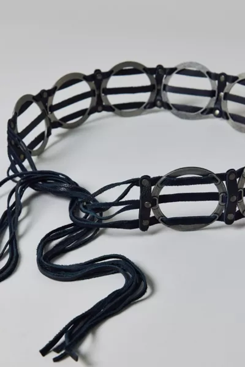 Leather Circle Boho Rope Belt