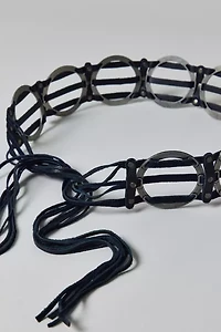 Leather Circle Boho Rope Belt