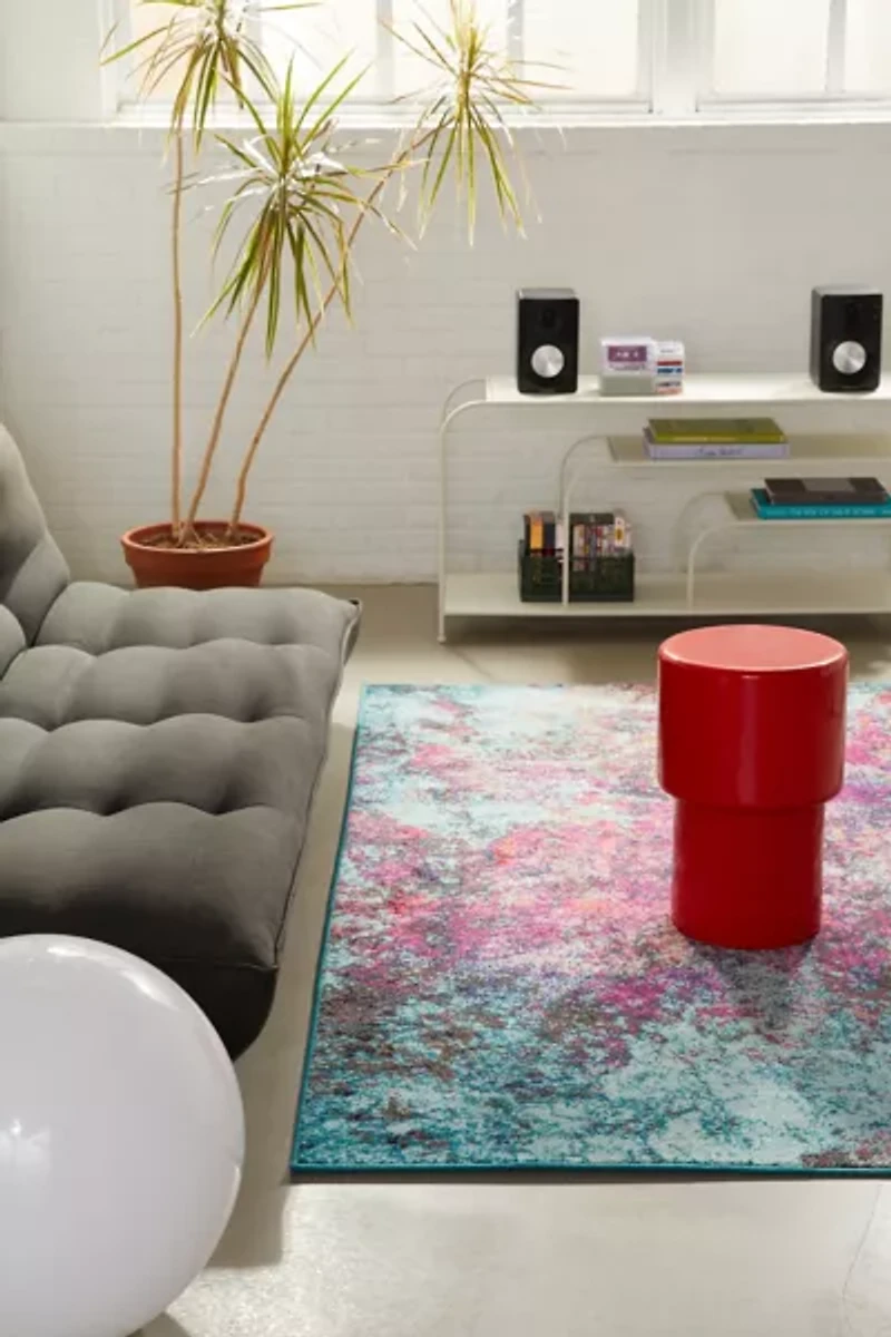 Santos Colorful Abstract Tufted Rug